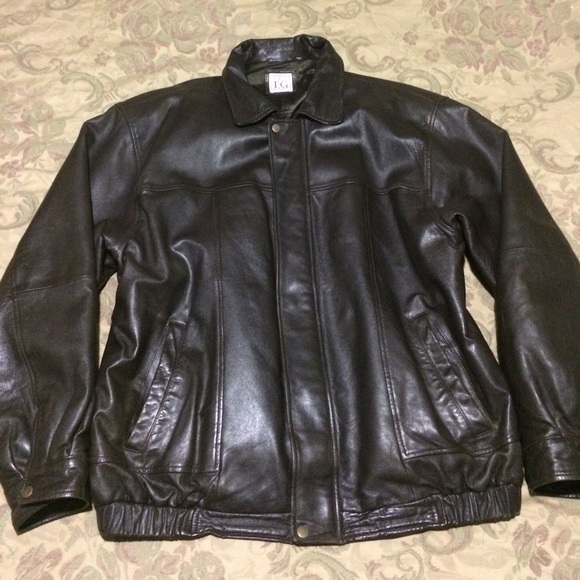 field gear leather jacket